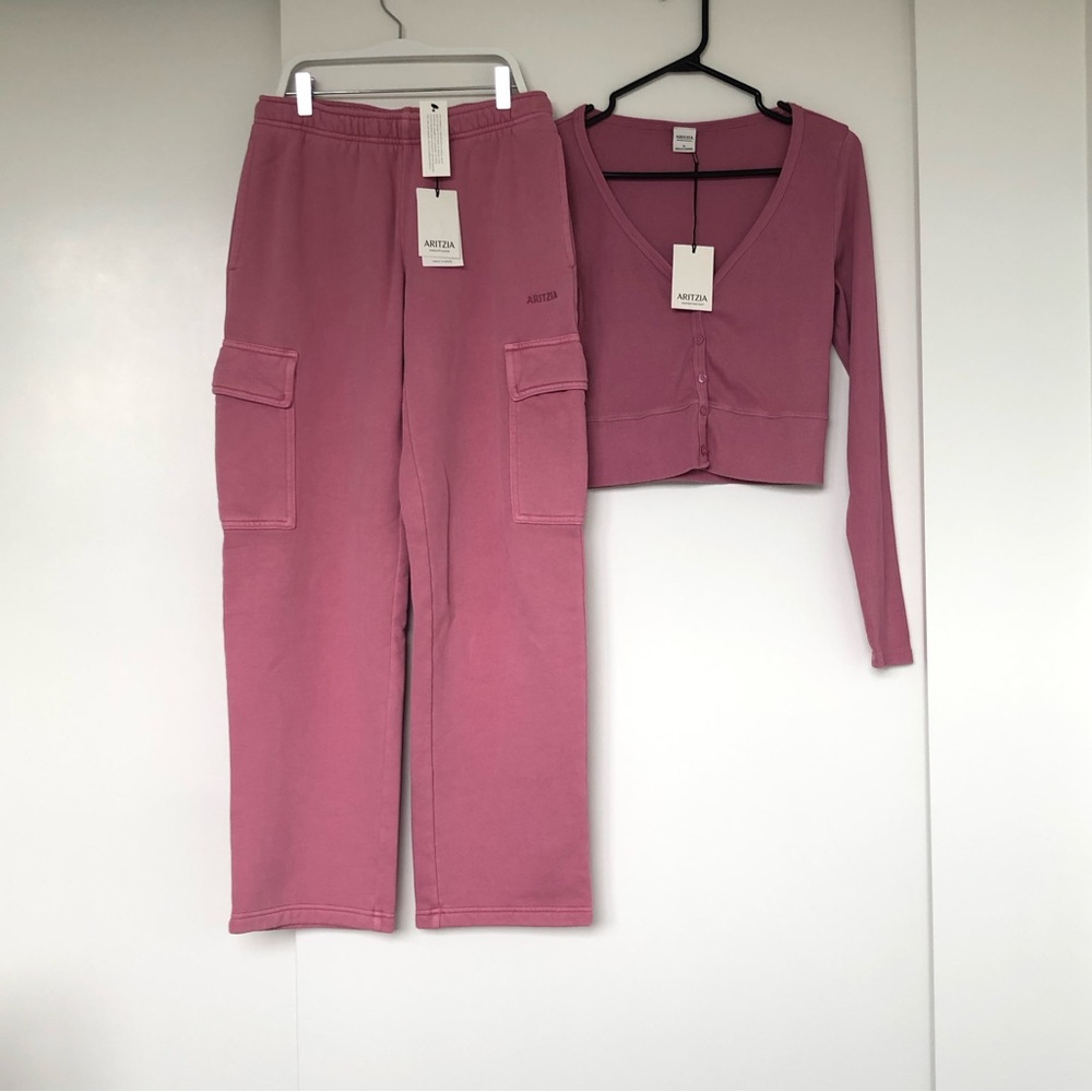 Aritzia Sweatfleece Set